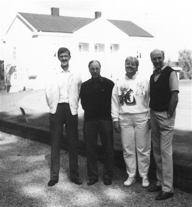 46: Lars Holmberg, Arne Bohman, Barbro Brundin, Ove Brundin, Pharmacia-cupen i golf, �m�l 