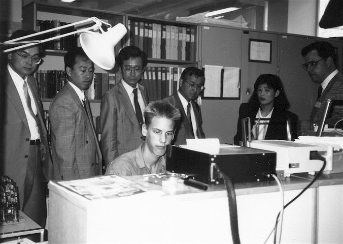 74: ?, Flodas, studiebes�k fr�n Japan (agent/f�rs�ljare), Kortprovningen