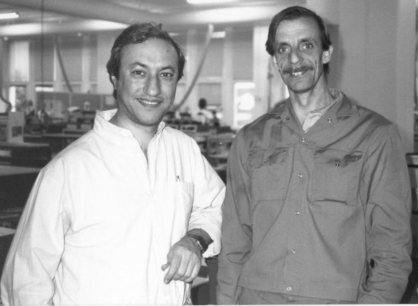 88: Jaifar Najafi, Krister Korsb�ck, Monteringen