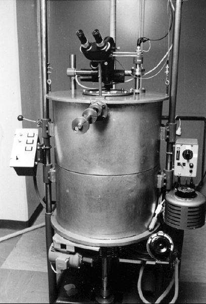 112: Detalj ur filtertillverkningsutrustningen, Filterrummet