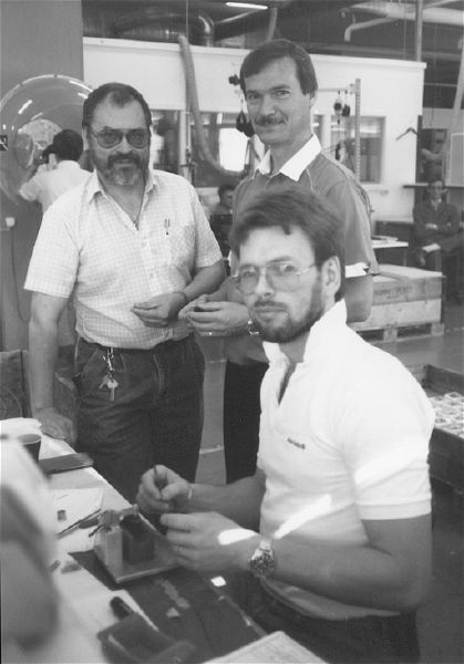 117: G�sta Larsson, Vesa Nurmi, ?, Monteringen