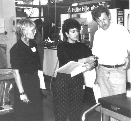 120: Ergonomen Kristina Assarg�rd fr�n Solnah�lsan, USA-praktikant, Ola Irlander, ergonomirond, Maskinverkstaden