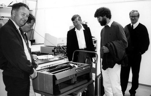 142: Bertil Skoog, Marcus Hagstr�m, �ke Andersson, Bj�rn Eriksson, ?, Diagnistics montering?