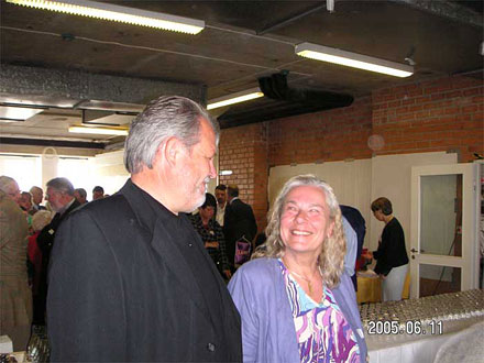 R16: Hans Lindblom, Briitta Ojava. In the background left: Ola Holmstr�m, Derek Eastell, centre: Carina Olson, right: Liskulla Wigart