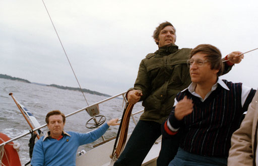 MC33: And we sailed: David Storey, Peter Cox, Claus Schnabel